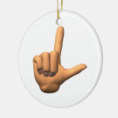 Loser Keramisch Ornament (Links)