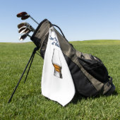 Loser koopt een ronde van Whiskey Golf Towel Golfhanddoek (Groen)