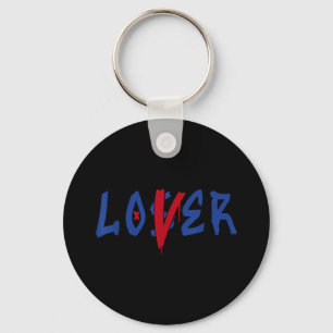 Loser Lover Drip T-shirt Blauw Kleur Rare Air Matc Sleutelhanger