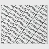 Loser Print Cadeaupapier (Vlak)