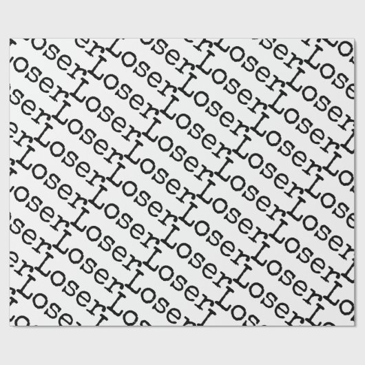 Loser Print Cadeaupapier (Vlak)