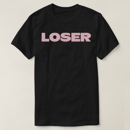 Loser roze1 t-shirt (Design voorkant)