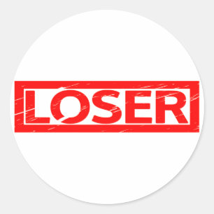Loser Stamp Ronde Sticker