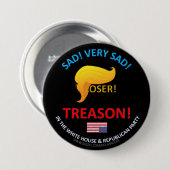 Loser. Trede! knoop Ronde Button 7,6 Cm (Voorkant /achterkant)