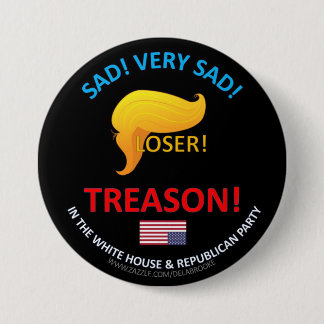 Loser. Trede! knoop Ronde Button 7,6 Cm
