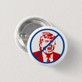 Loser Trump Button: "GEEN TRUMP" Ronde Button 3,2 Cm (Voorkant /achterkant)