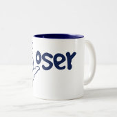 Loser Tweekleurige Koffiemok (Voorkant rechts)