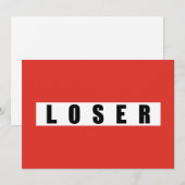 LOSER-verbodsbord (Voorkant / Achterkant)