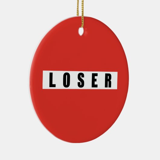 LOSER-verbodsbord Keramisch Ornament (Rechts)