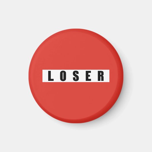 LOSER-verbodsbord Magneet (Voorkant)
