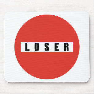 LOSER-verbodsbord Muismat