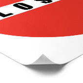 LOSER-verbodsbord Poster (Hoek)