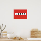 LOSER-verbodsbord Poster (Keuken)