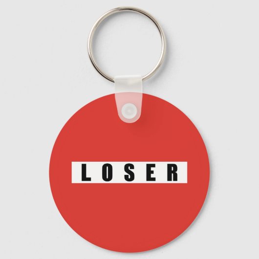 LOSER-verbodsbord Sleutelhanger (Voorkant)