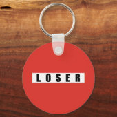 LOSER-verbodsbord Sleutelhanger (Voorkant)