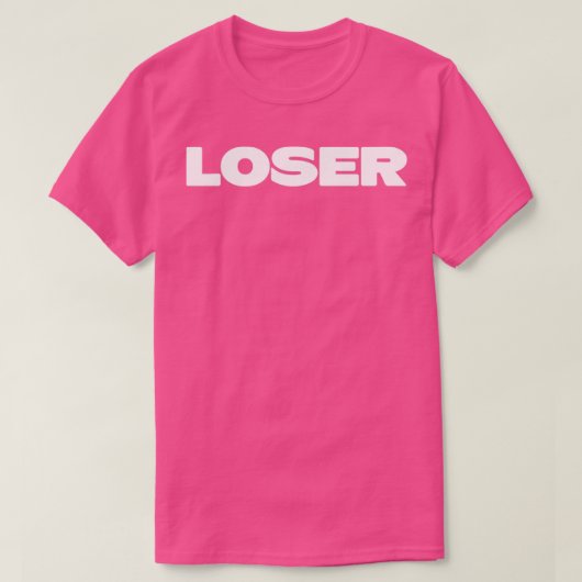 Loser wit t-shirt (Design voorkant)