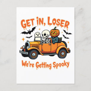 Loser worden We krijgen spookachtige Halloween Briefkaart