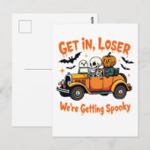 Loser worden We krijgen spookachtige Halloween Briefkaart (Voorkant / Achterkant)