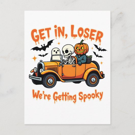 Loser worden We krijgen spookachtige Halloween Briefkaart (Voorkant)