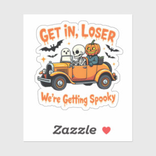 Loser worden We krijgen spookachtige Halloween Sticker