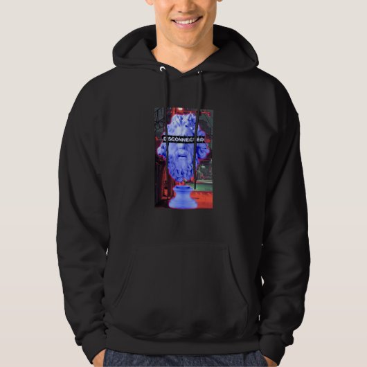 losgekoppelde streetslijmkleding, esthetisch hoodie (Voorkant)