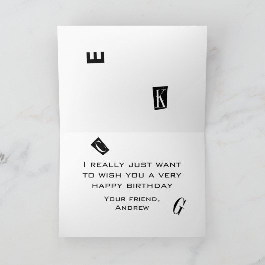 losgeld kaart (Binnen)