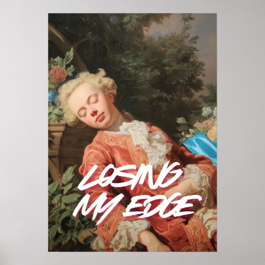"Losing My Edge" Kunstposter Poster (Voorkant)
