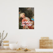 "Losing My Edge" Kunstposter Poster (Keuken)