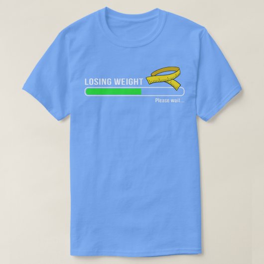 Losing Weight Motivation Diet Workout Exercise Beg T-shirt (Design voorkant)