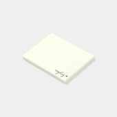 Loskoppelen met scripttekst en stekker post-it® notes (Schuin)