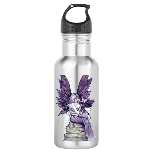 Loslaatfee en vlinder waterfles (Voorkant)