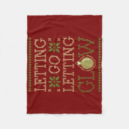 Loslaten Glow Holiday Fleece Deken