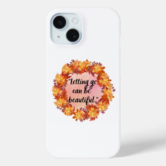 Loslaten kan mooi zijn Case-Mate iPhone case (Achterkant)
