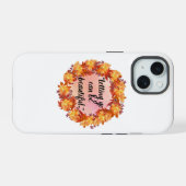 Loslaten kan mooi zijn iPhone 15 case (Achterkant horizontaal)