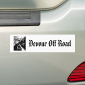 loslaten op weg 2, Devour Off Road Bumpersticker (Op auto)