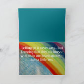 "Loslaten" sympathiekaart over het verliezen van h Kaart (Binnen)