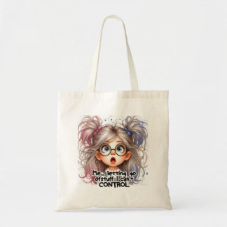 Loslaten van controle canvas tas