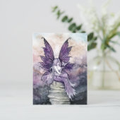 Loslaten van Fairy en Butterfly Briefkaart (Staand voorkant)