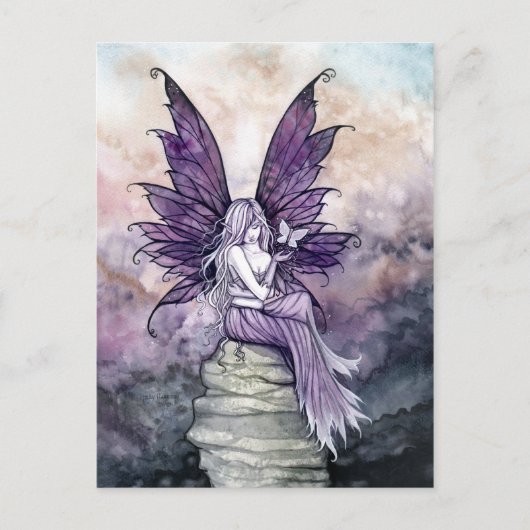 Loslaten van Fairy en Butterfly Briefkaart (Voorkant)