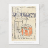 Loslaten van verleden en toekomst briefkaart (Voorkant)