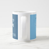 Loslaten vs vasthouden grote koffiekop (Achterkant)