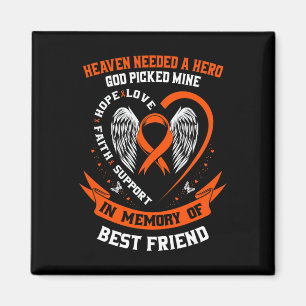 Loss In Memory Of My Best Friend Leukemia Awarenes Magneet