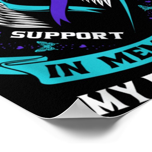 Loss In Memory Of My Friend Suicide Awareness  Poster (Hoek)