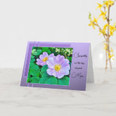 Loss of a Mom - Sympathy Card Kaart (Gele Bloem)