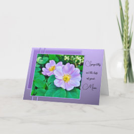 Loss of a Mom - Sympathy Card Kaart