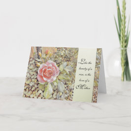Loss of a Mother - Rose Sympathy Card Kaart
