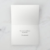 Loss of Cat Condolence Sympathy Card Feestdagen Kaart (Binnen)