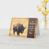 Loss of Father Sympathy Card Kaart (Gele Bloem)