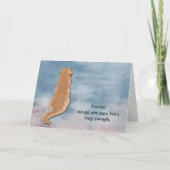 Loss of Golden Retriever Condolence Sympathy Card Feestdagen Kaart (Voorkant)