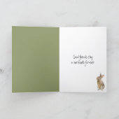 Loss of Pet Rabbit Sympathy Kaart (Binnen)